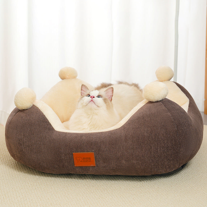 Winter Warm Open-style Cat & Dog House