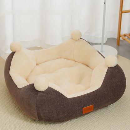 Winter Warm Open-style Cat & Dog House